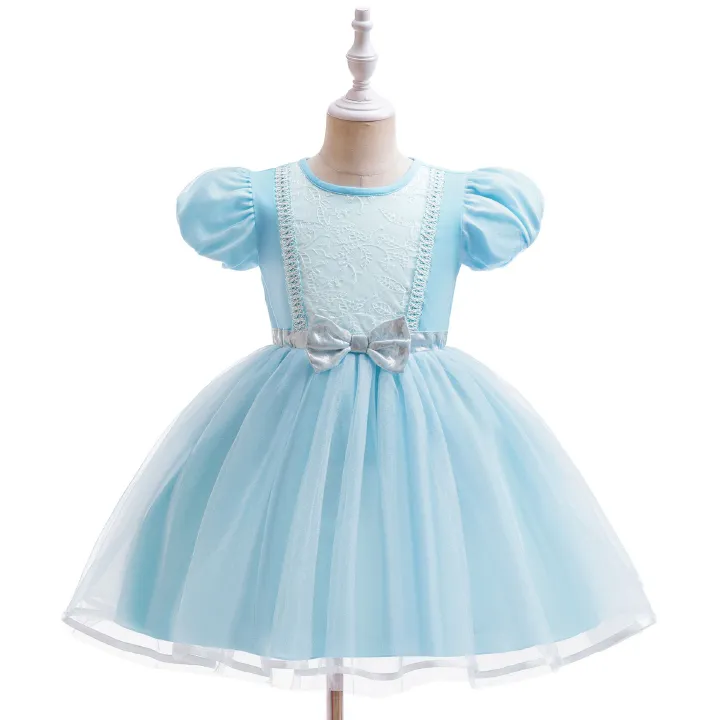 New Arrival Toddler & Little Girls Elsa Princess Dress, Frozen Cosplay Party Gown
