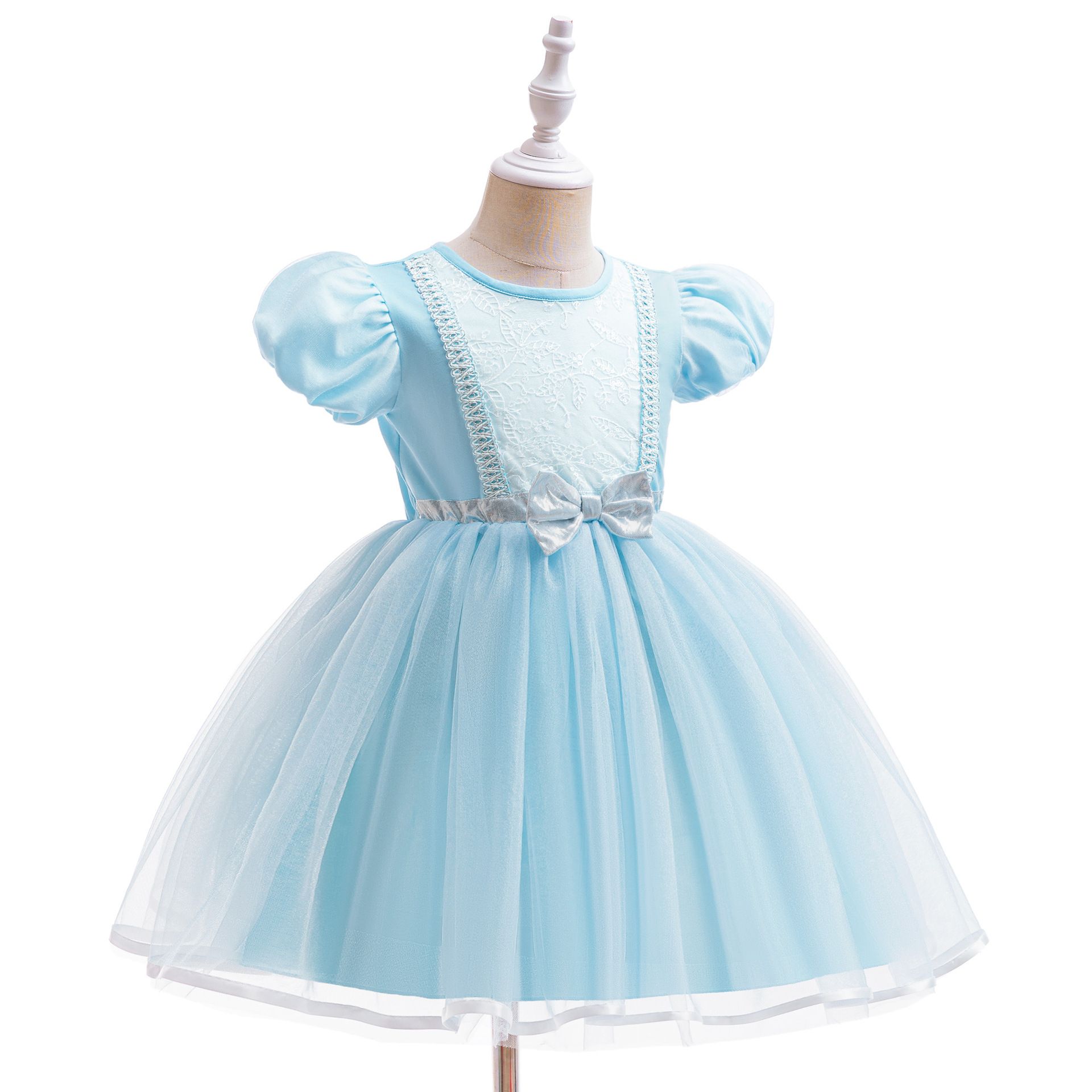 New Arrival Toddler & Little Girls Elsa Princess Dress, Frozen Cosplay Party Gown