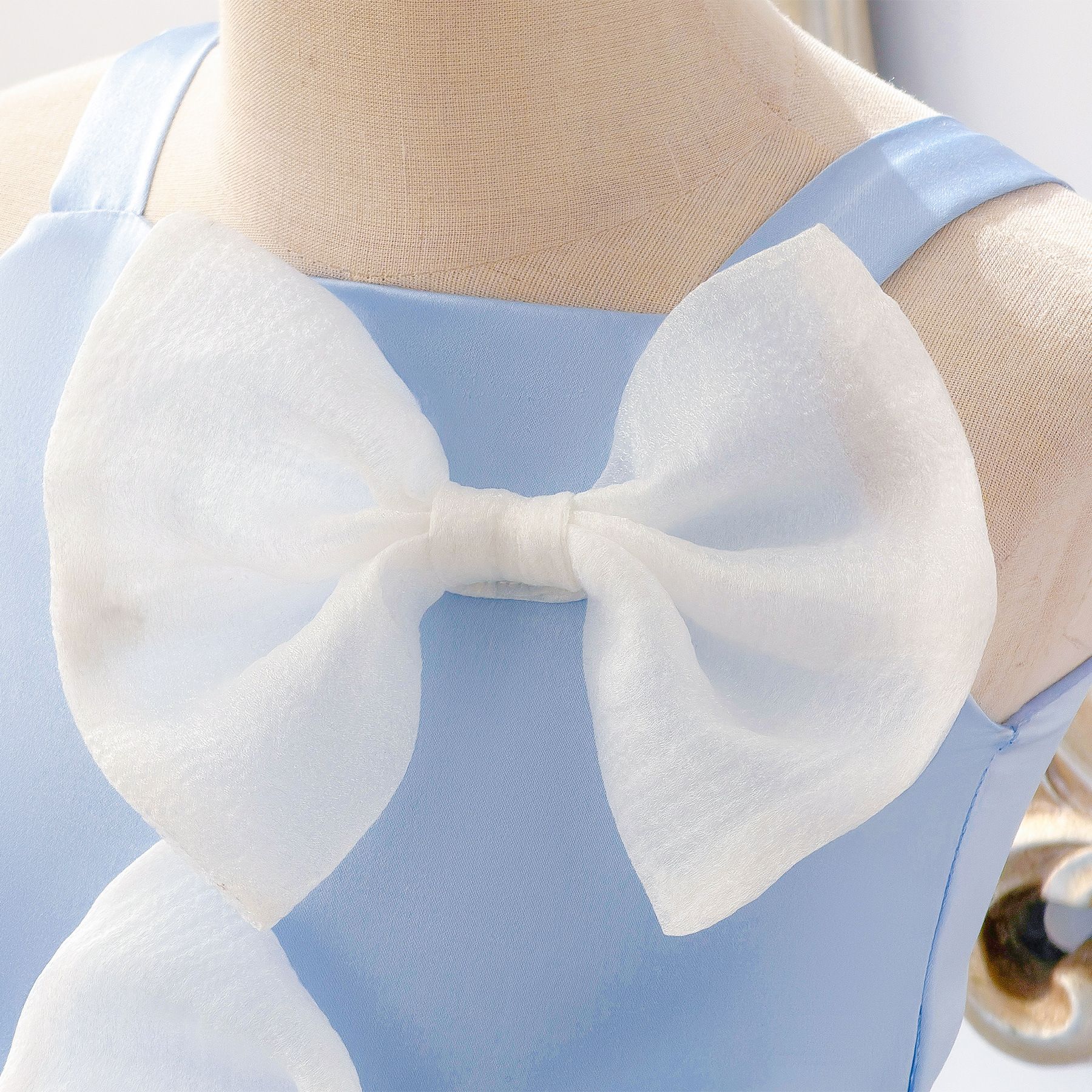 2026 Champagne Toddler Girls Birthday Princess Dress - Luxury Formal Evening Gown for Little Kids