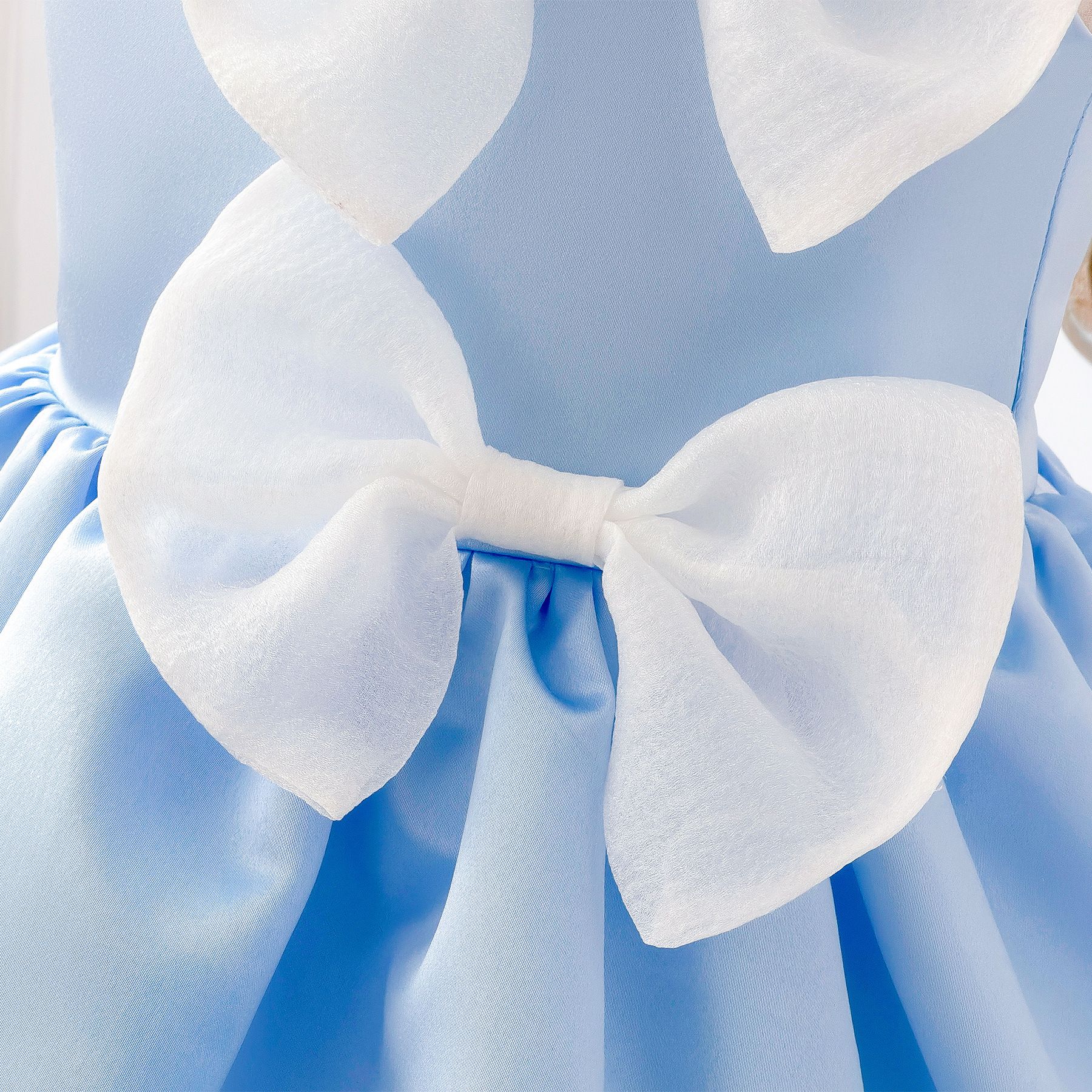 2026 Champagne Toddler Girls Birthday Princess Dress - Luxury Formal Evening Gown for Little Kids