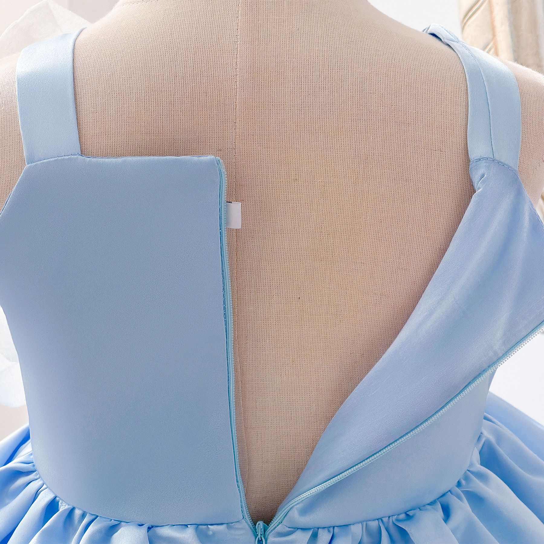 2026 Champagne Toddler Girls Birthday Princess Dress - Luxury Formal Evening Gown for Little Kids