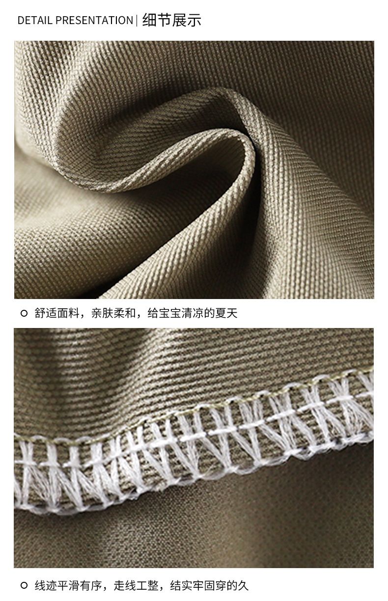 1pcs New Summer Style Children's Cargo Pants, Boys' Casual Five-Point Pants, Lightweight Baby Pants & Kids' Trousers