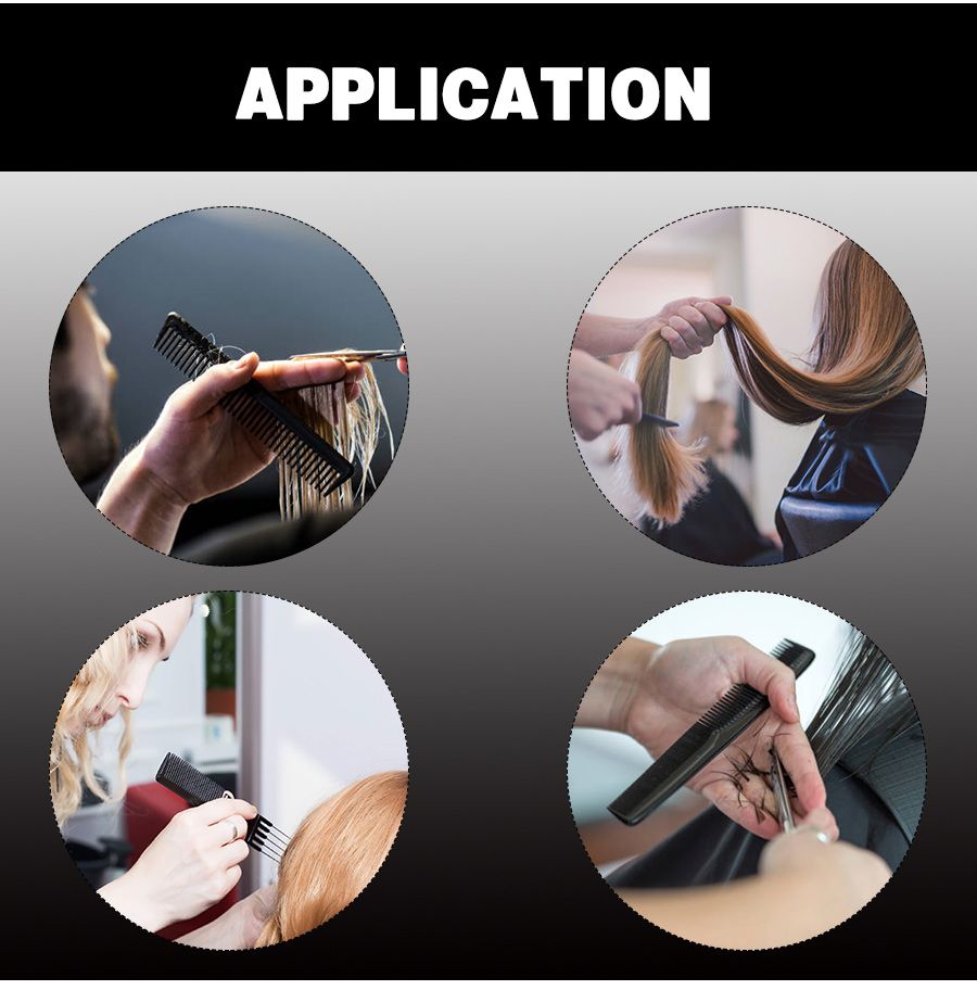 10Pcs Professional Hair Styling Hair Comb Set Combs Pack Makeup Barber Haircare Styling Tool Set Anti-static Hairdressing Combs Set Smooth Hair Healthy Massage Comb Haircare Stylist Accessories