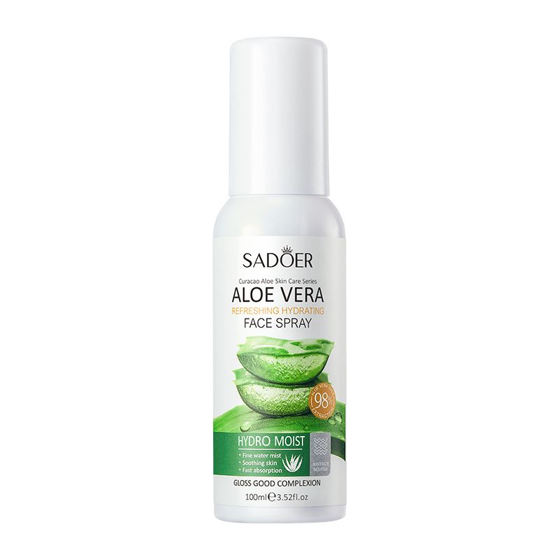 9PCS Aloe Vera Hydrating Skin Care Set Face Toner + Face Cleanser + Face Serum + Face Spray + 5PCS Face Mask