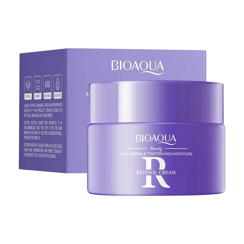 9PCS BIOAOUA Retinol Anti-Wrinkle Firming Skin Care Set Face Cleanser + Face Serum + Face Cream + Eye Cream + 5PCS Face Masks