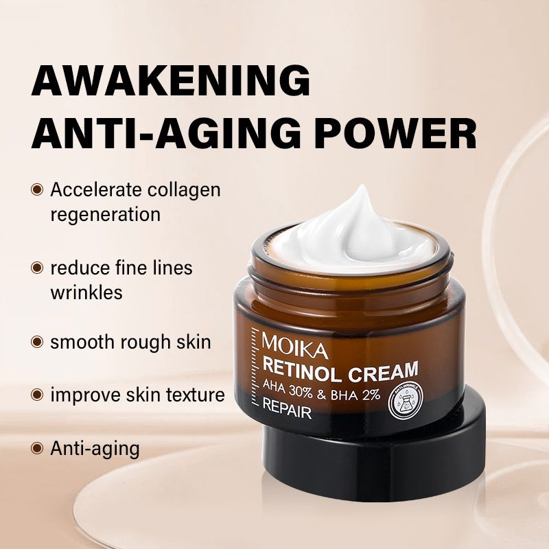 Retinol Cream Moisturizers Repairing Face Cream Hydrating Moisturizing Retinol Face Serum Anti-aging Wrinkle Facial Essence Brightening Skin Facial Cream