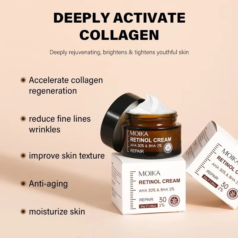 Retinol Cream Moisturizers Repairing Face Cream Hydrating Moisturizing Retinol Face Serum Anti-aging Wrinkle Facial Essence Brightening Skin Facial Cream