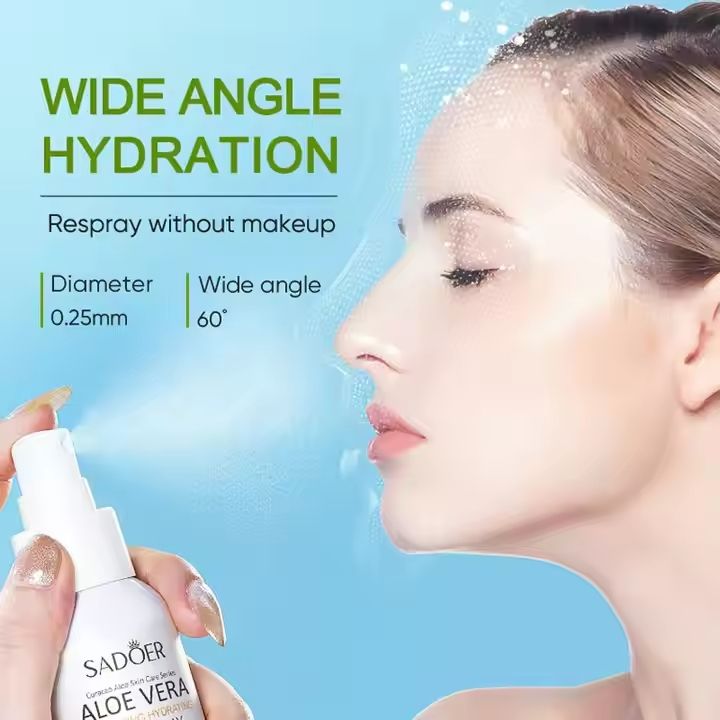 4PCS Aloe Vera Hydrating Skin Care Set Face Cleanser + Face Serum + Face Spray + Hand Cream