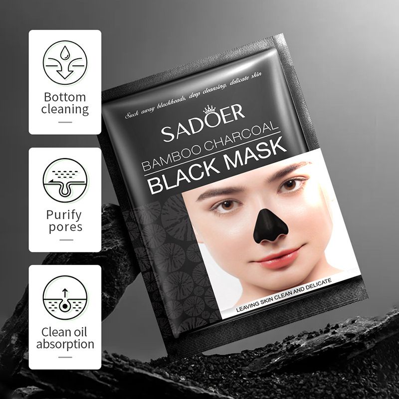 12PCS Vitamin C Brightening Blackhead Removal Hydration Repair Skin Care Set Whitening Face Cleanser + Face Serum + Face Cream + Lip Balm + 8PCS Blackhead Removal Mask