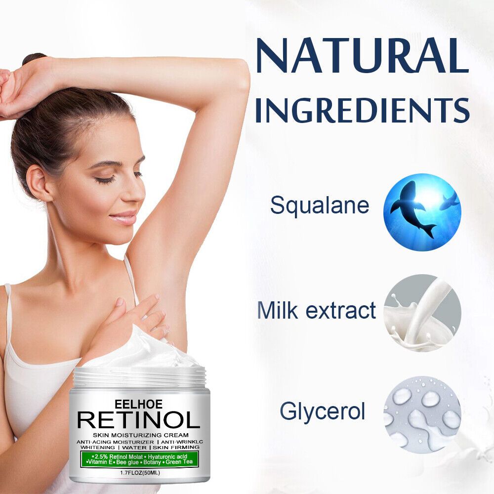 Retinol Body Whitening Cream Private Parts Underarm Inner Thigh Intimate Bleaching Serum Whiten Knee Butt Knuckles Brighten Cream