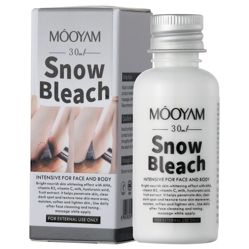 Snow Bleach Cream Body Whitening Cream Remove Thigh Inner Joint Dark Melanin Knee Bleach Private Part Whiten Lighten Moisturize Brighten Body Skin Care Bleaching Cream