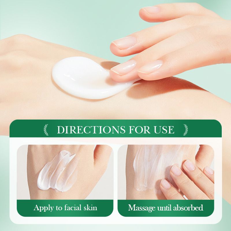 SADOER Salicylic Acid Face Cream Niacinamide Tea Tree Whitening Anti-Acne Facial Cream Moisturizing Exfoliating Hydrating Care Face Essence Skin Repair Cream