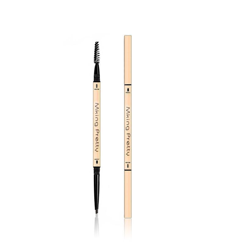 Long Lasting Double Head Eyebrow Pencil Waterproof and Sweat-proof Eye Brow Pen for Natural Looking Eyebrows All Day Wear Gift