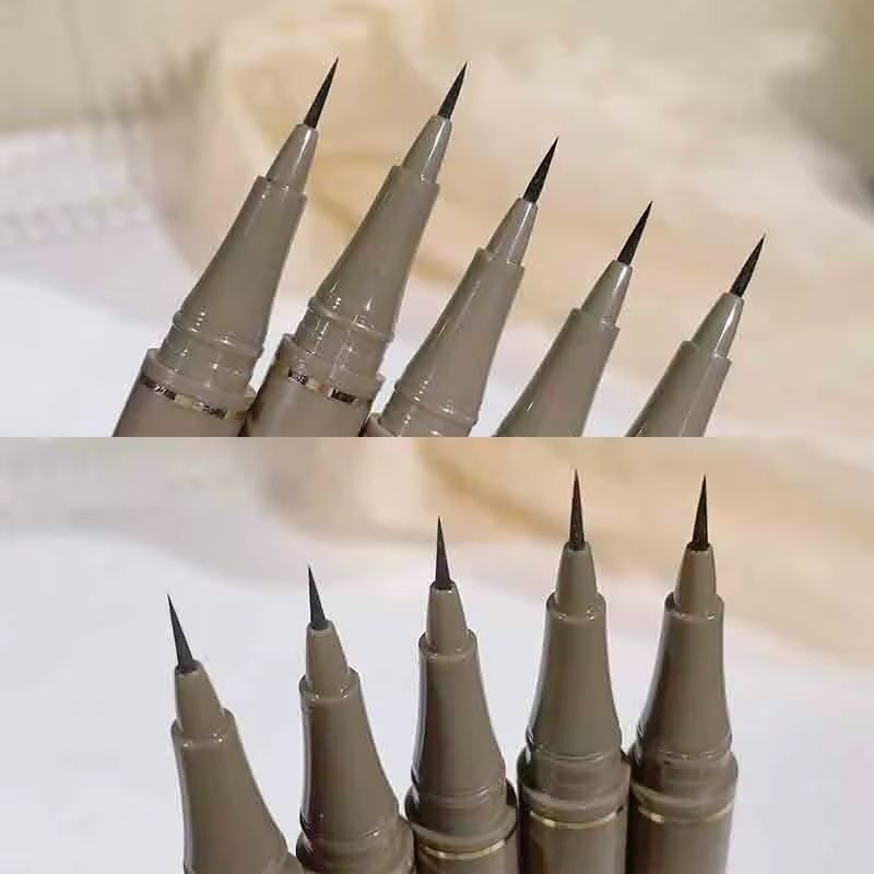 Ultra Thin Black Lower Eyelash Eyeliner Pen Waterproof Lasting Smooth Lying Silkworm Eyes Liner Pencils Eye Makeup Tools Liquid Eyeliner