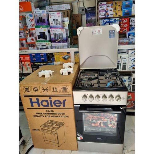 CLEARANCE OFFER Haier 50×60 cm standing cooker 3gas+1electric, electric oven high quality
