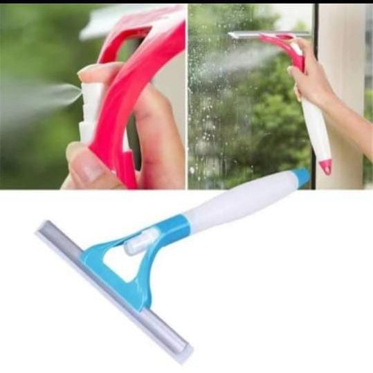 CLEARANCE OFFER 2 In 1 Glass Window Cleaner Brush Clean Scraper With Auto Soap Spray