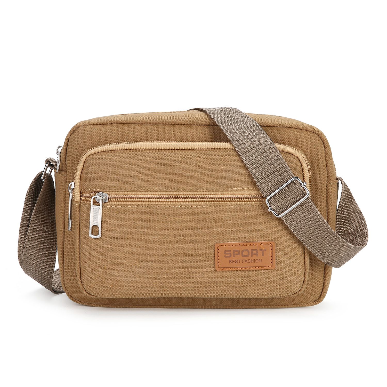 New nylon fabric casual men's and women's diagonal cross bag shoulder bag mobile phone bag coin purse Valentine's Day gift