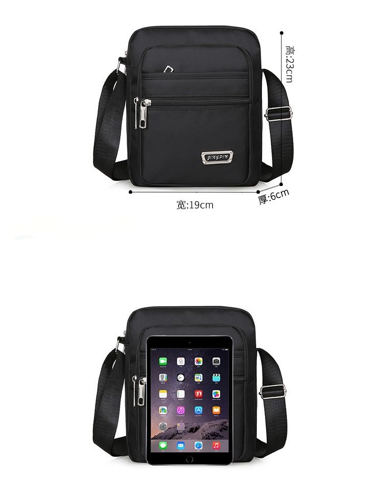 New Casual Large Capacity Multi layered Waterproof Shoulder Bag with Diagonal Straddle Bag for Men and Women Business Collection Wallet for Men's Shoulder Bag Valentine's Day Gift