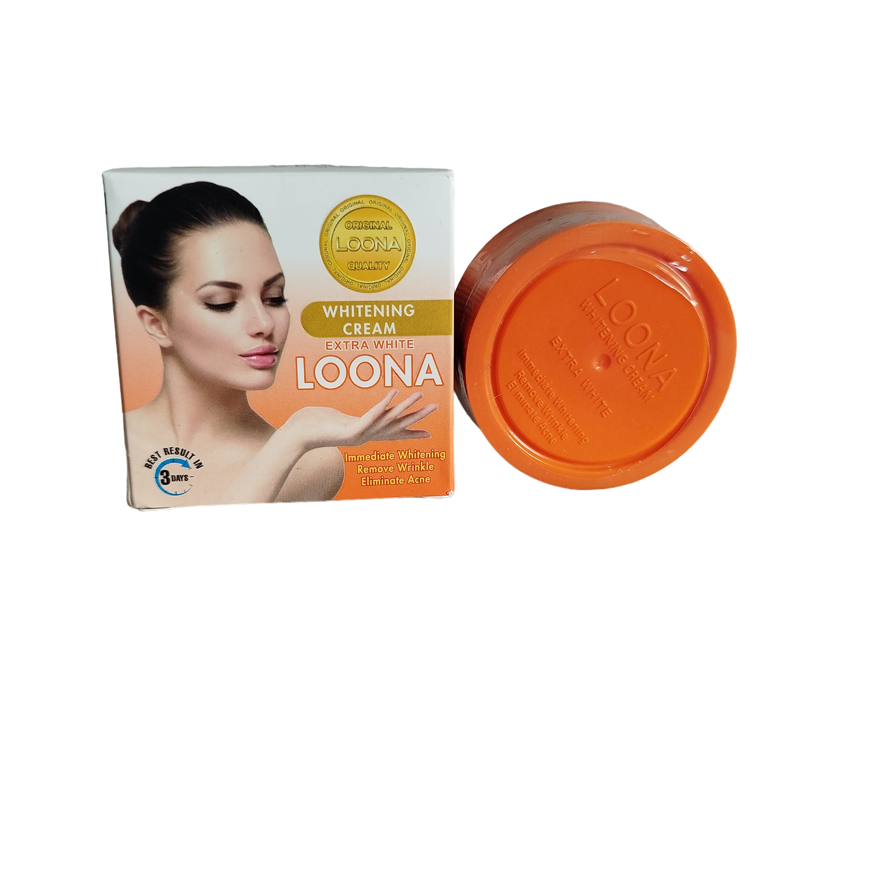 LOONA Blueberry Whitening Cream. Removes Acne, Wrinkles, Whiten Dark Spots, Minimize Breakouts, Moisturizes, Soothes, Improve Elasticity, Prevent skin damage with Aloe vera & Avocado.