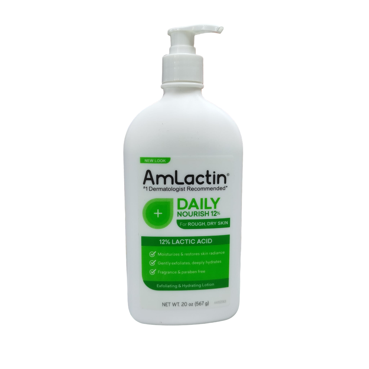 Amlactin Daily Nourish Lotion with 12% Lactic Acid. Smooths, Moisturizes, Restore skin radiance, Gently Exfoliates, Deeply Hydrates, Renews Skin, Softens & Smooths the skin.