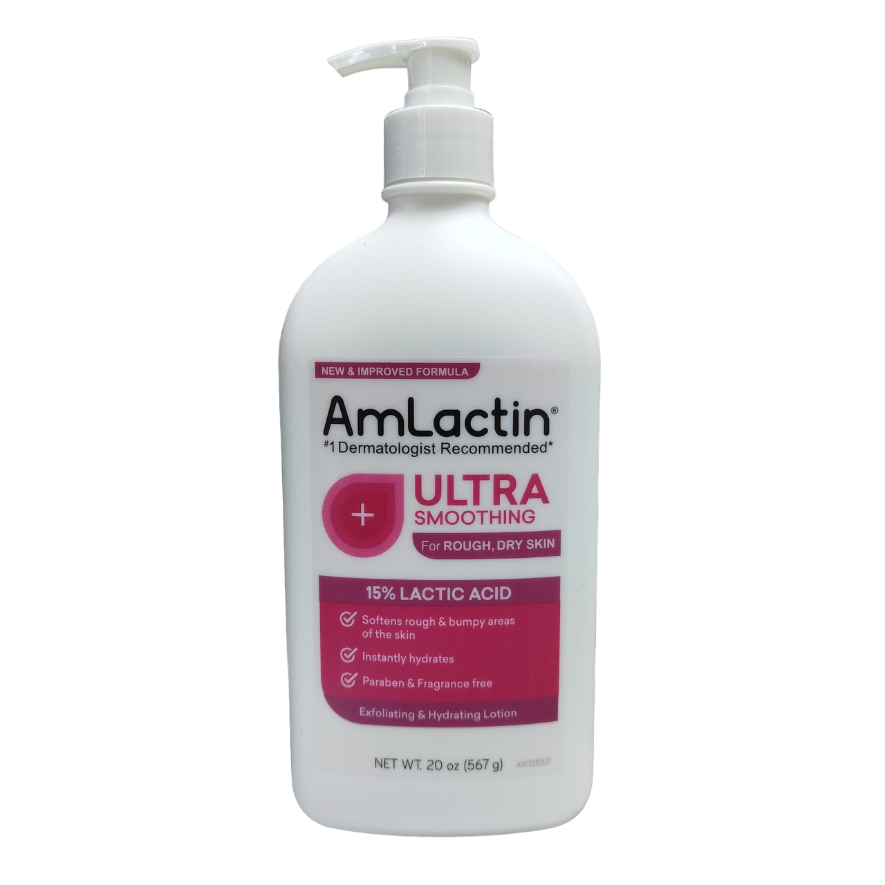 Amlactin Ultra Smoothing Body Lotion with 15% Lactic Acid. Moisturizes,  Softens rough & bumpy skin, Smooths, Hydrates, Exfoliates & heals keratosis pilaris and Removes dead skin cells