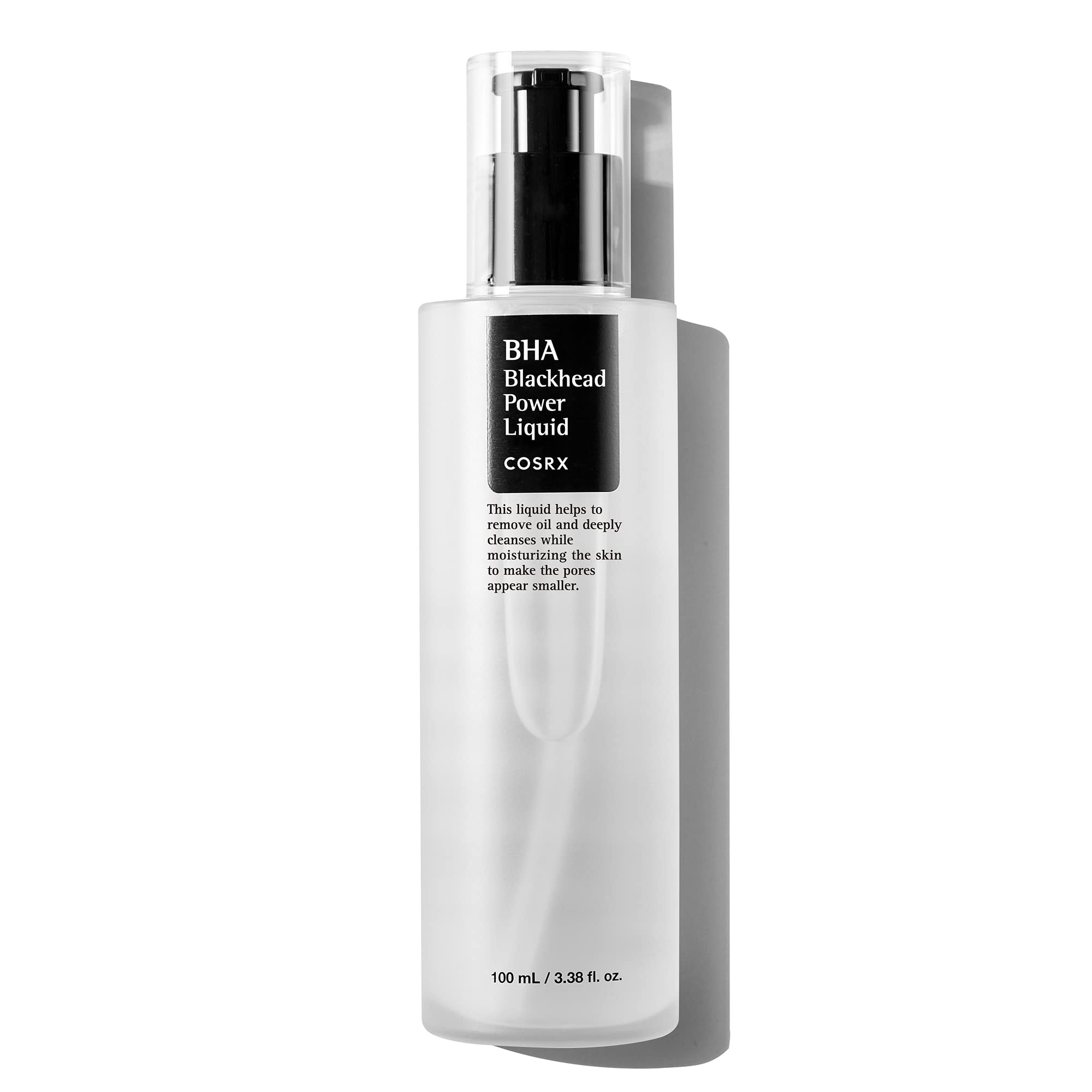 Cosrx Blackheads Power Liquid with BHA & Niacinamide. Removes Blackheads, Whiteheads, Acne, Prevent Breakouts, Gently Exfoliates, Controls Oil, Reduce Marks, Spots, Black Dots & Unclogs Pores