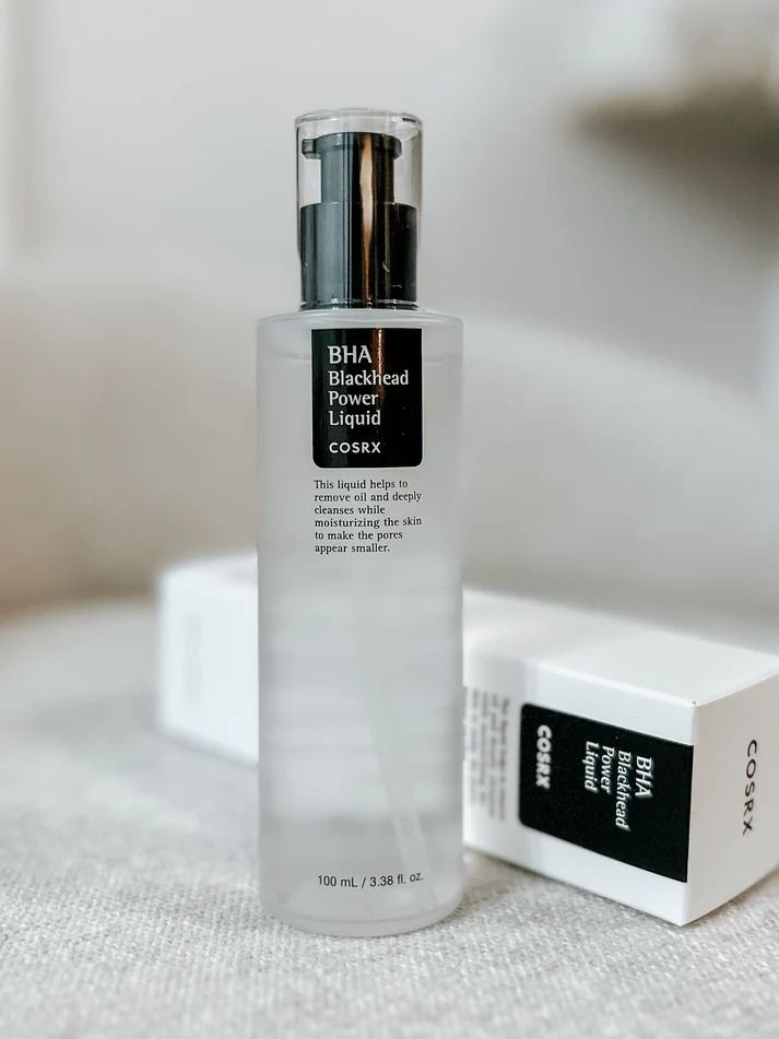 Cosrx Blackheads Power Liquid with BHA & Niacinamide. Removes Blackheads, Whiteheads, Acne, Prevent Breakouts, Gently Exfoliates, Controls Oil, Reduce Marks, Spots, Black Dots & Unclogs Pores