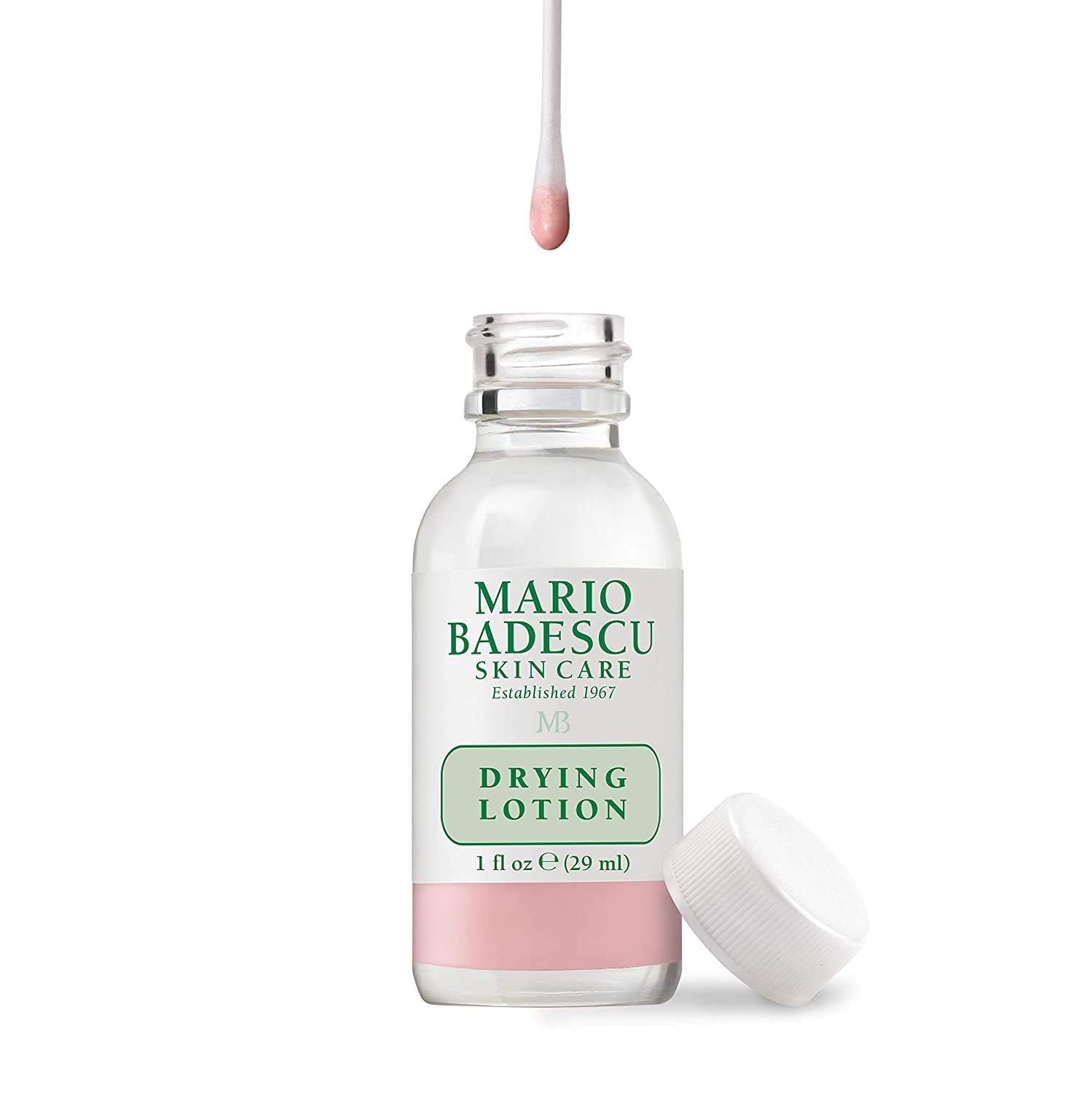 Mario Badescu Drying Lotion for Face with Salicylic Acid. Dry up & Remove Pimples, Blemishes, Acne, Spots, Breakouts, Unclogs Pores, Reduce redness, Exfoliates & dry up surface blemishes overnight.