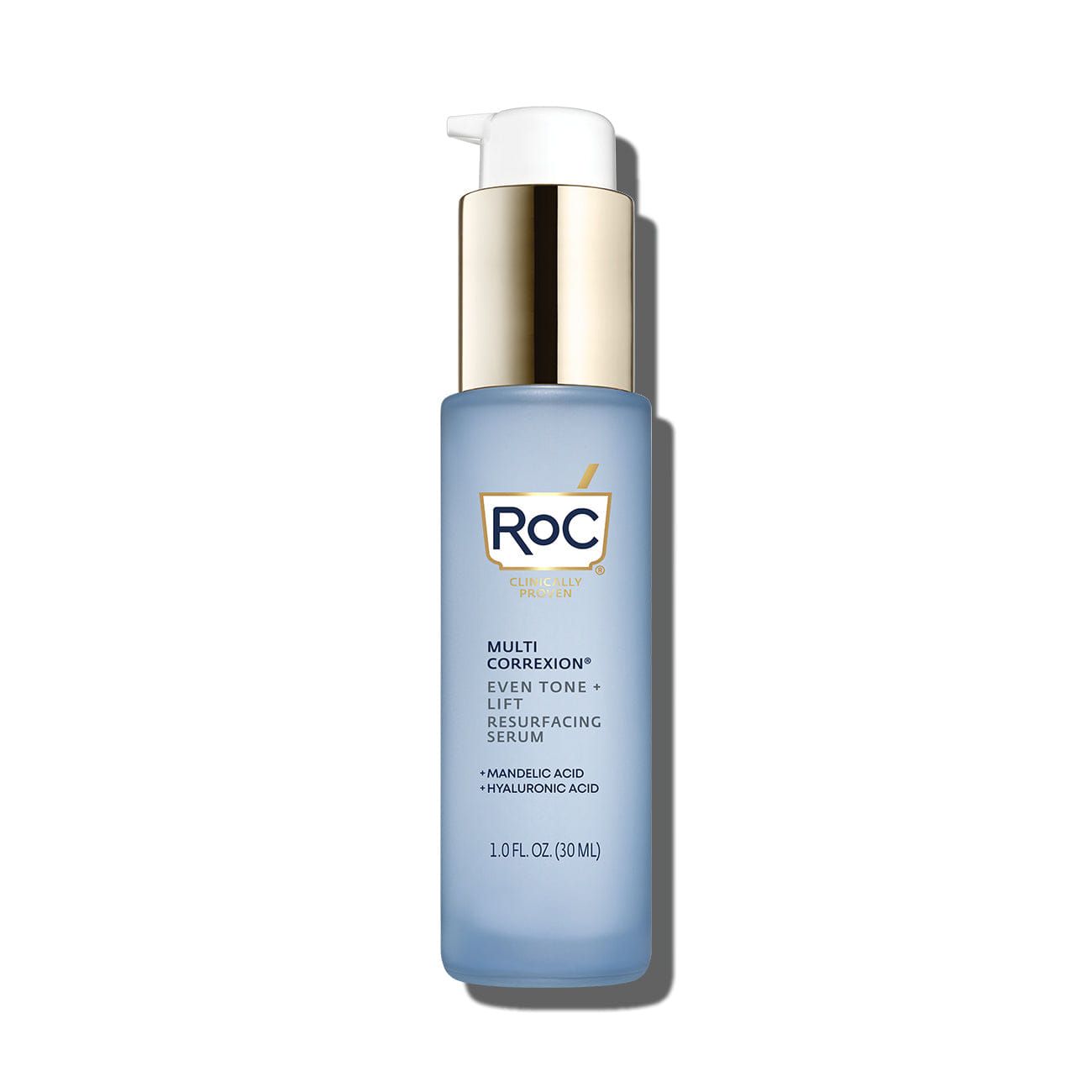 RoC Even Tone + Lift Resurfacing Face Serum with Mandelic Acid. Moisturizes, Brightens, Evens skin tone, Smooths lines, Clears skin, Removes Dark Spots, Discolorations & Lifts the skin. NIGHT SERUM