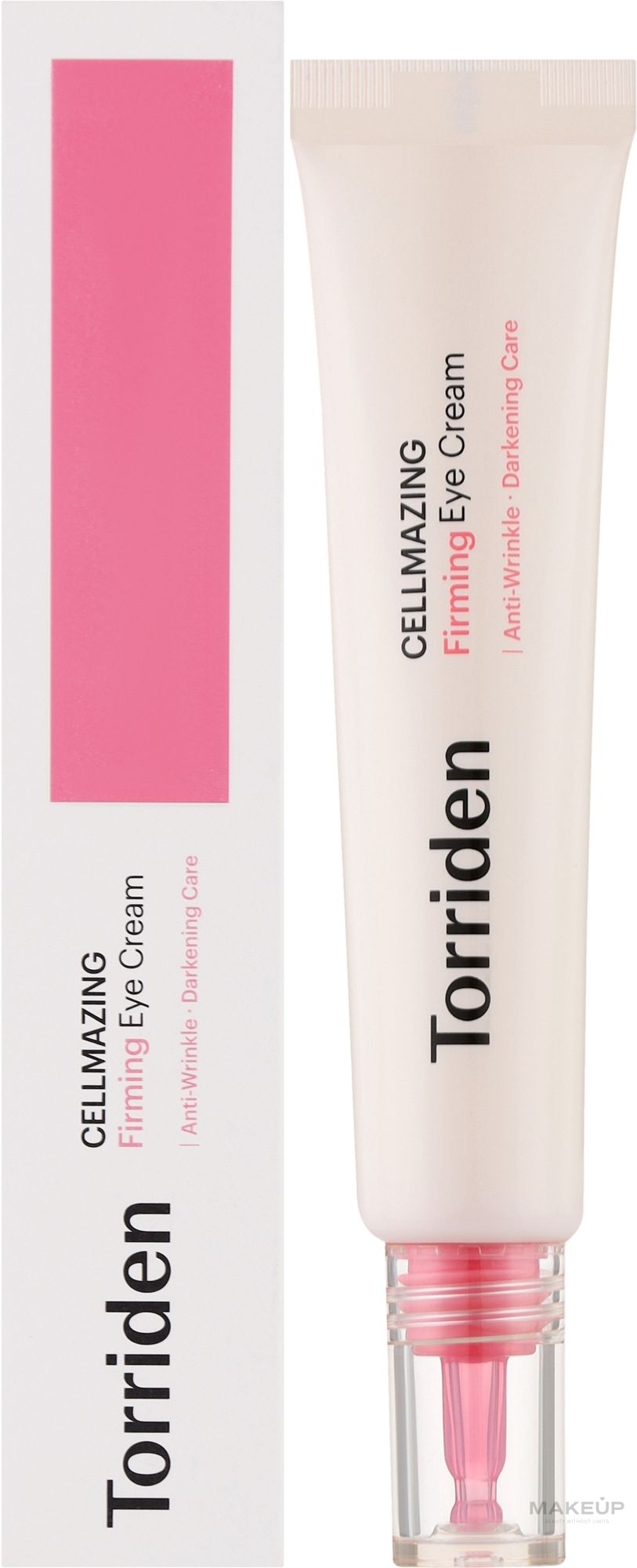 Torriden CELLMAZING Collagen Firming Eye Cream with Retinol & Niacinamide. Removes Under Eye Wrinkles, Dark Circles, Fine Lines, Eye Spots, Eye Bags, Firms eye skin, Moisturizes, Smooths & Brightens