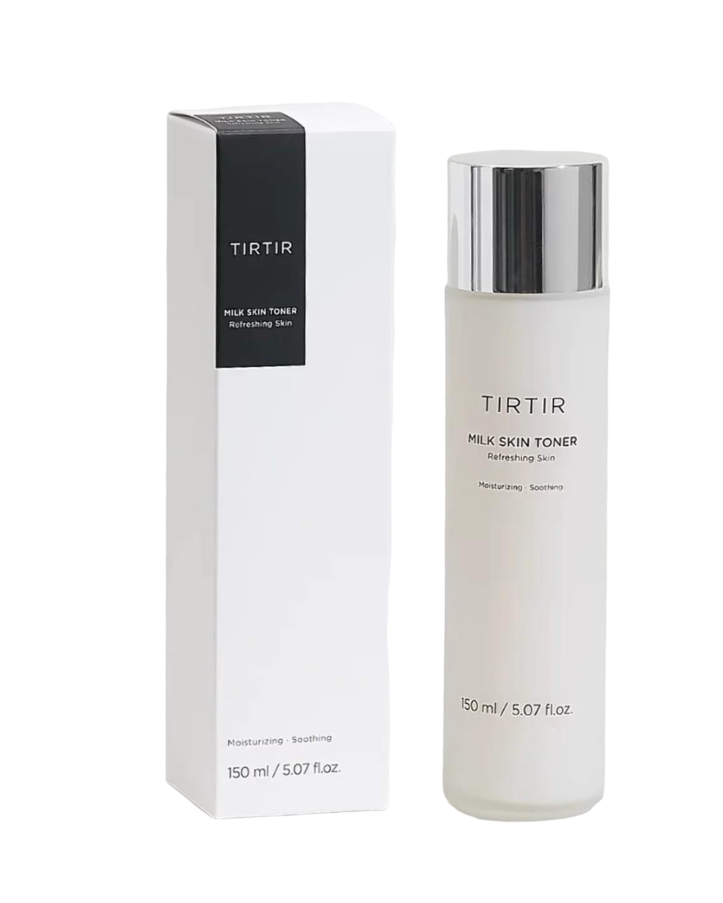 TIRTIR Milk Skin Toner with Niacinamide, Ceramide, Rice Bran Extract. Moisturizes, Remove Dark Spots, Acne, Brightens, Glows, Gives You GLASS SKIN Appearance, Soothes, Evens the skin tone and Smooths