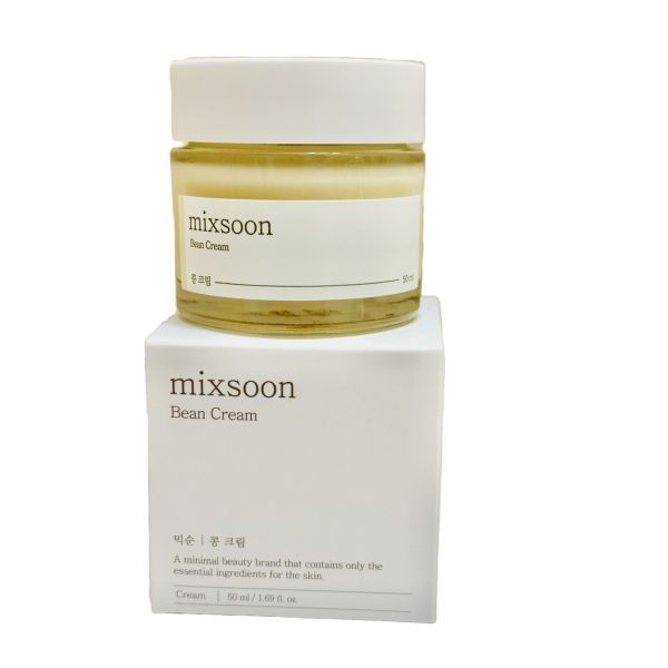 Mixsoon bean Cream. Moisturizes, Smooths, Stimulate Collagen Production, Firms, Exfoliates, Evens, Fade Dark Spots & Hyperpigmentations, Offers UV-Protection, Rejuvenates, Lightens & Is Anti-Aging