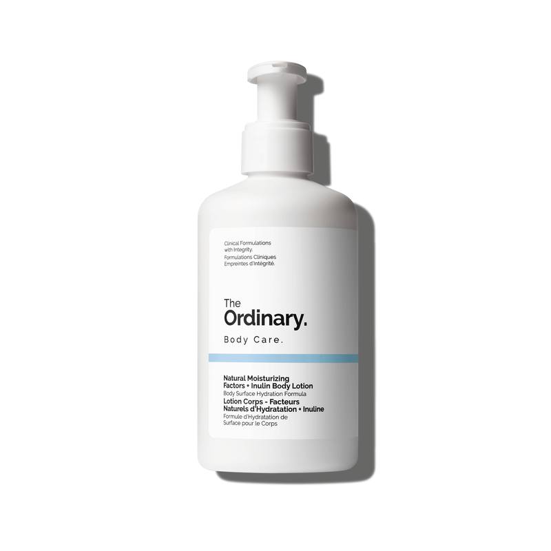 The Ordinary Natural Moisturizing Factor + Inulin Body Lotion. Moisturizes, Hydrates, Strengthens the skin barrier, Evens the skin tone, Make skin Radiant, Soft, Glowing & Reduce Dry Flaky Skin