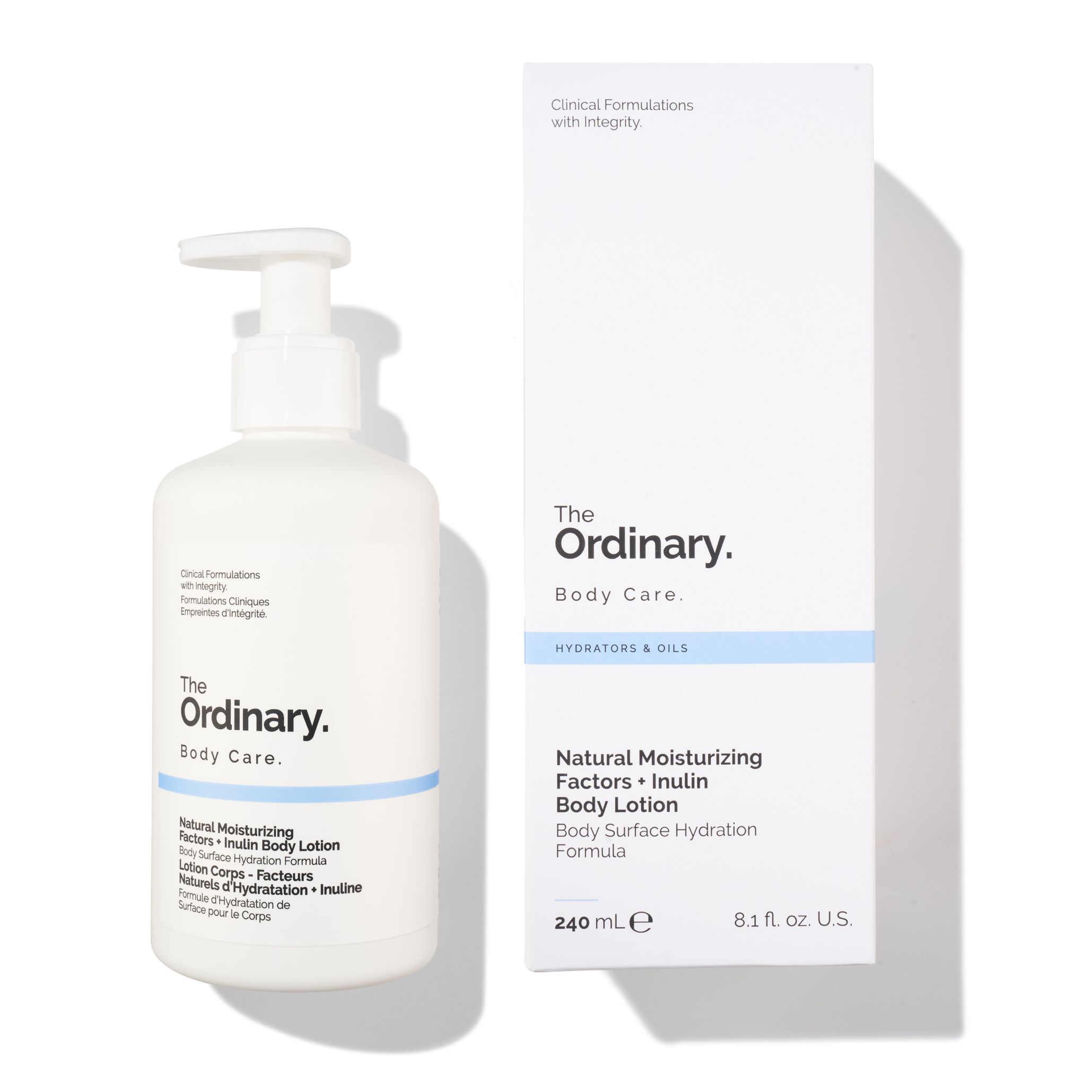 The Ordinary Natural Moisturizing Factor + Inulin Body Lotion. Moisturizes, Hydrates, Strengthens the skin barrier, Evens the skin tone, Make skin Radiant, Soft, Glowing & Reduce Dry Flaky Skin