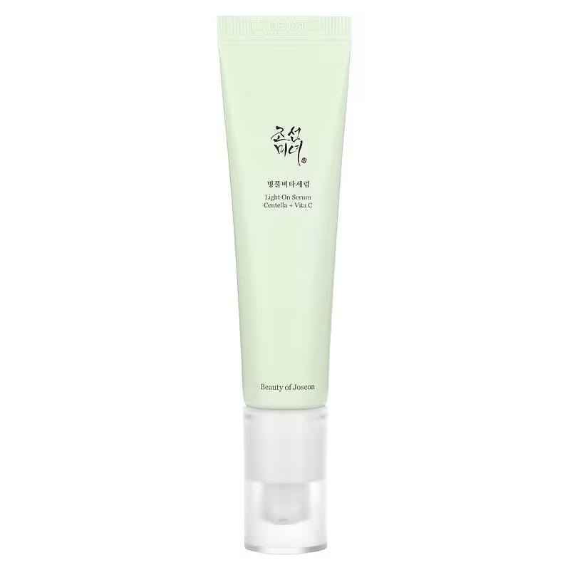 Beauty of Joseon Light On Serum with Vitamin C & Centella Asiatica. Moisturizes, Removes Blemishes, Pigmentations, Dark Spots, Brightens, Evens the skin tone, Soothes, Smooths and Glows the skin.