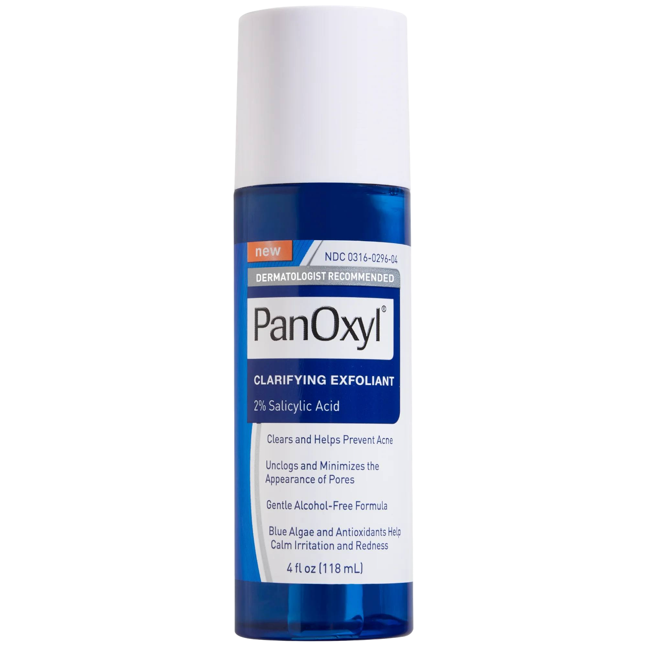 PanOxyl Clarifying Exfoliant, with 2% Salicylic Acid Acne Treatment Liquid 118ml. Treats & Clears Acne, Pimples, Exfoliates, Smooths, Brightens and Unclogs Pores.