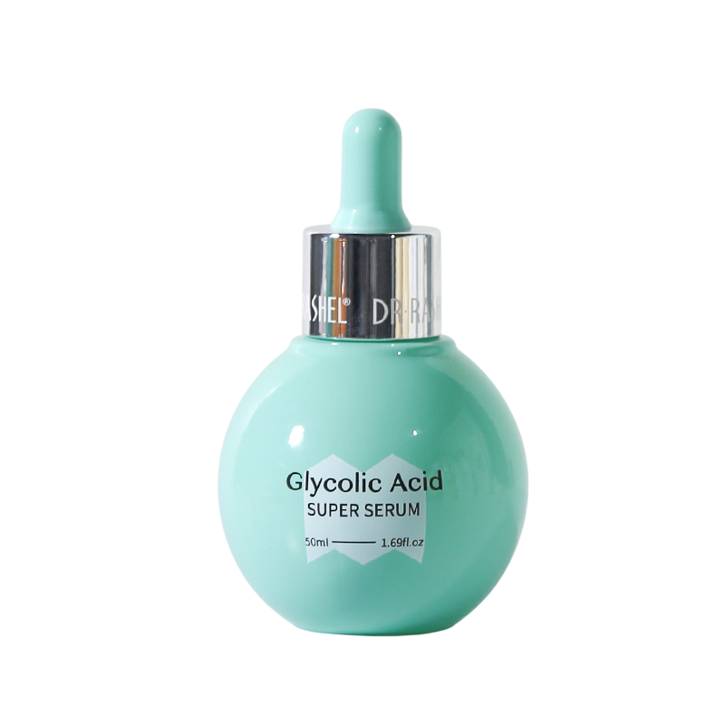 Dr Rashel Glycolic Acid Super Serum. Moisturizes, Prevent Acne, Exfoliates, Resurfaces, Fades Acne Marks, Pigmentations, Glows, Beautifies, Make skin Young, Brightens, Is Anti-Aging & Smooths