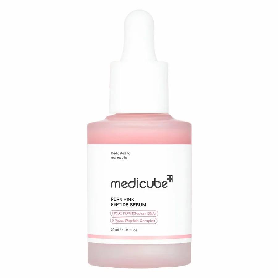 Medicube PDRN Pink Peptide Glow Serum with Niacinamide. Moisturizes, Glows, Smooth Wrinkles & Fine Lines, Fades Dark Spots, Boosts Collagen Production, Skin Elasticity, Firms, Brightens & Soothes