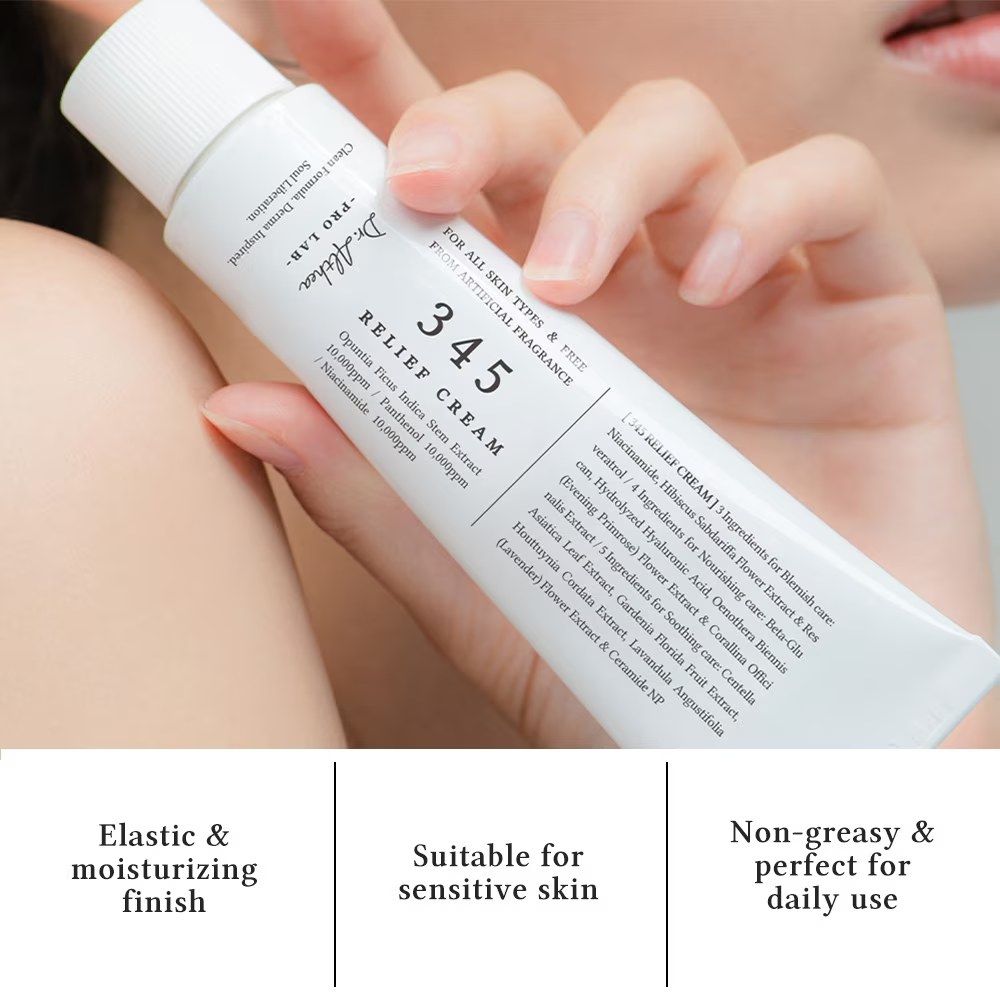 DR ALTHEA 345 Relief Cream with Opuntia Ficus & Niacinamide. Moisturizes, Removes Dark Spots, Blemishes, Post Acne Mark, Even the skin tone, Soothes Redness & Irritation & Regulates oil production