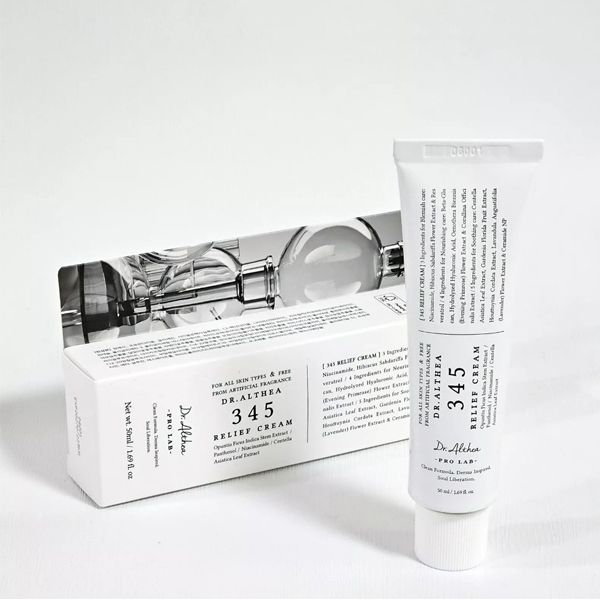 DR ALTHEA 345 Relief Cream with Opuntia Ficus & Niacinamide. Moisturizes, Removes Dark Spots, Blemishes, Post Acne Mark, Even the skin tone, Soothes Redness & Irritation & Regulates oil production