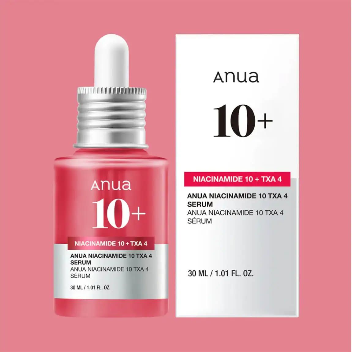 New Anua Niacinamide 10 + TXA 4 Dark Spot Correcting Serum. Moisturizes, Brightens, Smooths, Enhance Clarity, Fade Dark Spots, Hyperpigmentation, Acne Scars, Blemish, Evens & Soothes