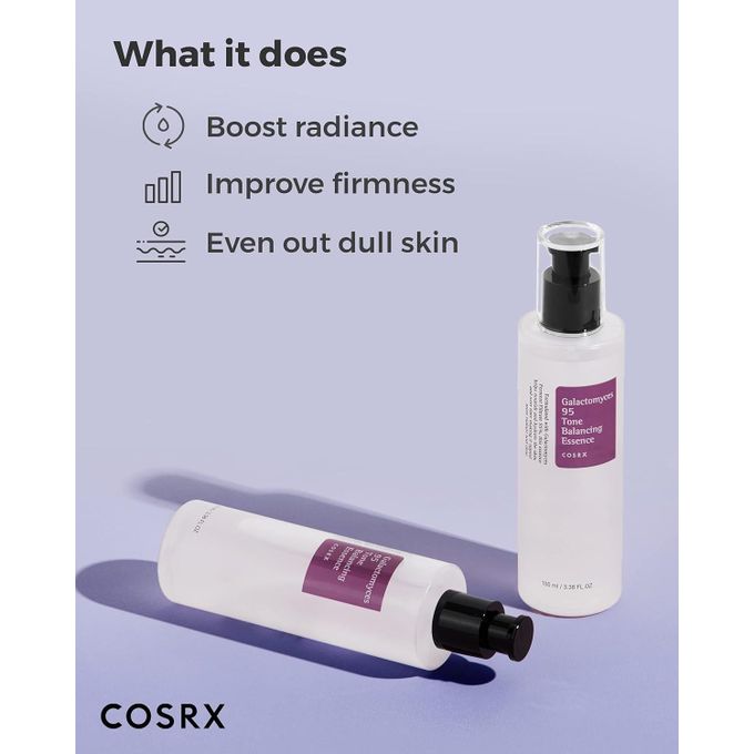 Cosrx Galactomyces & Niacinamide Tone Balancing Essence Serum. Deeply  Moisturizes. Brighten Dull Skin, Glows, Smooths, Evens The Skin Tone, Make Clear, Firms, Boost Radiance & Reduce Dark Circles