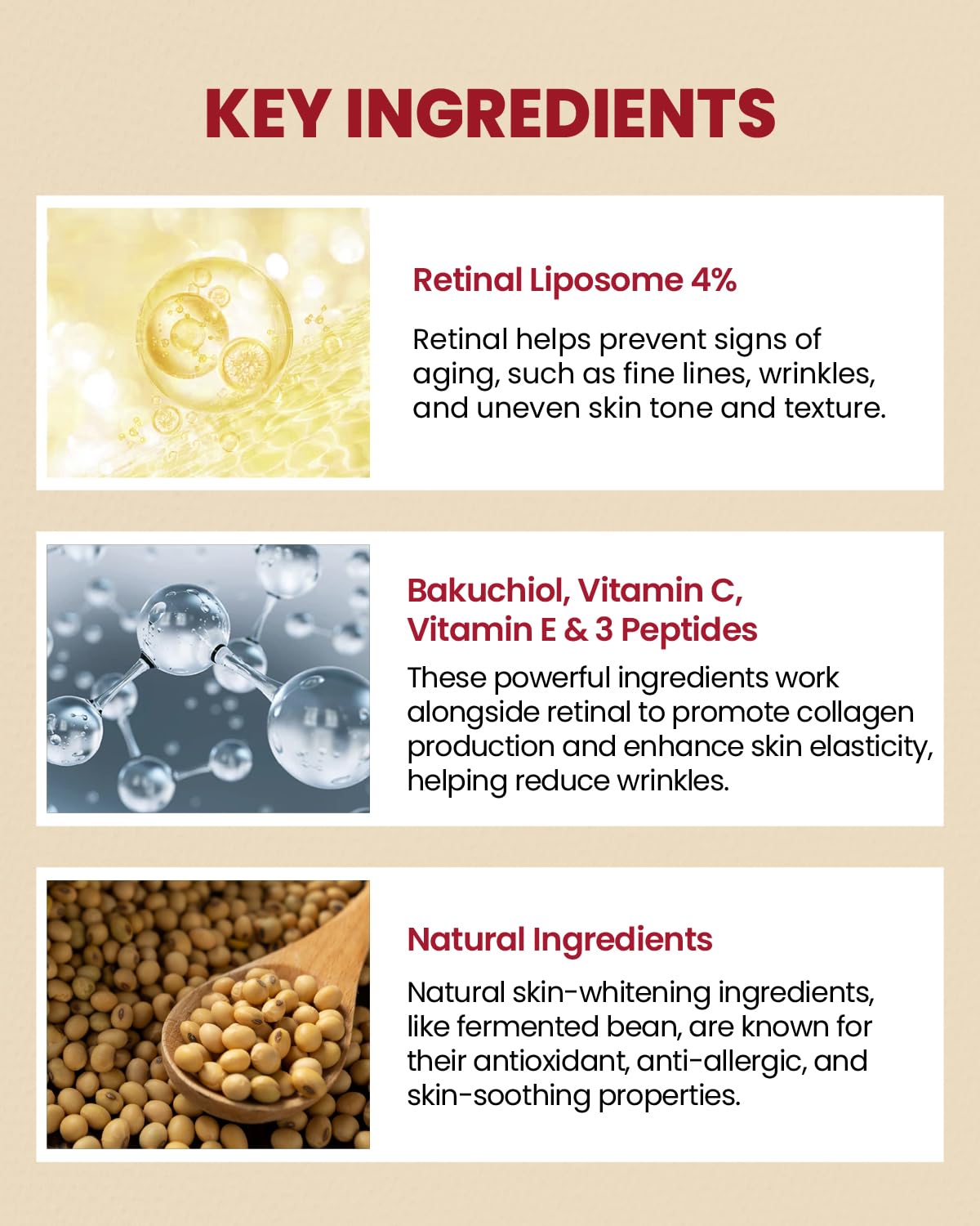 K-Secret SEOUL 1988 RETINAL Eye Cream with Retinal Liposome 4% & Fermented Bean. Moisturizes, Brightens, Removes Dark Circles, eye wrinkles, Eye Spots & pigmentation, Eye puffiness, fine lines & Firms