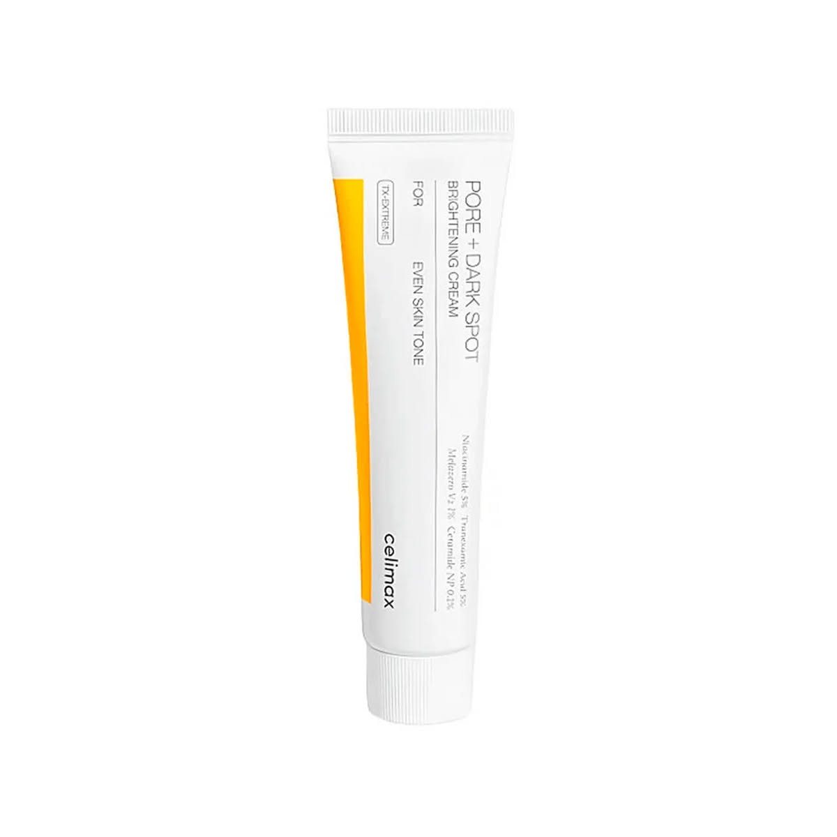 Celimax Pore + Dark Spot Brightening Face Cream with Niacinamide, TXA & Melazero V2. Moisturizes, Brightens, Glows, Removes Dark Spots, Post acne marks, Blemishes, Hyperpigmentation, Minimizes pores..