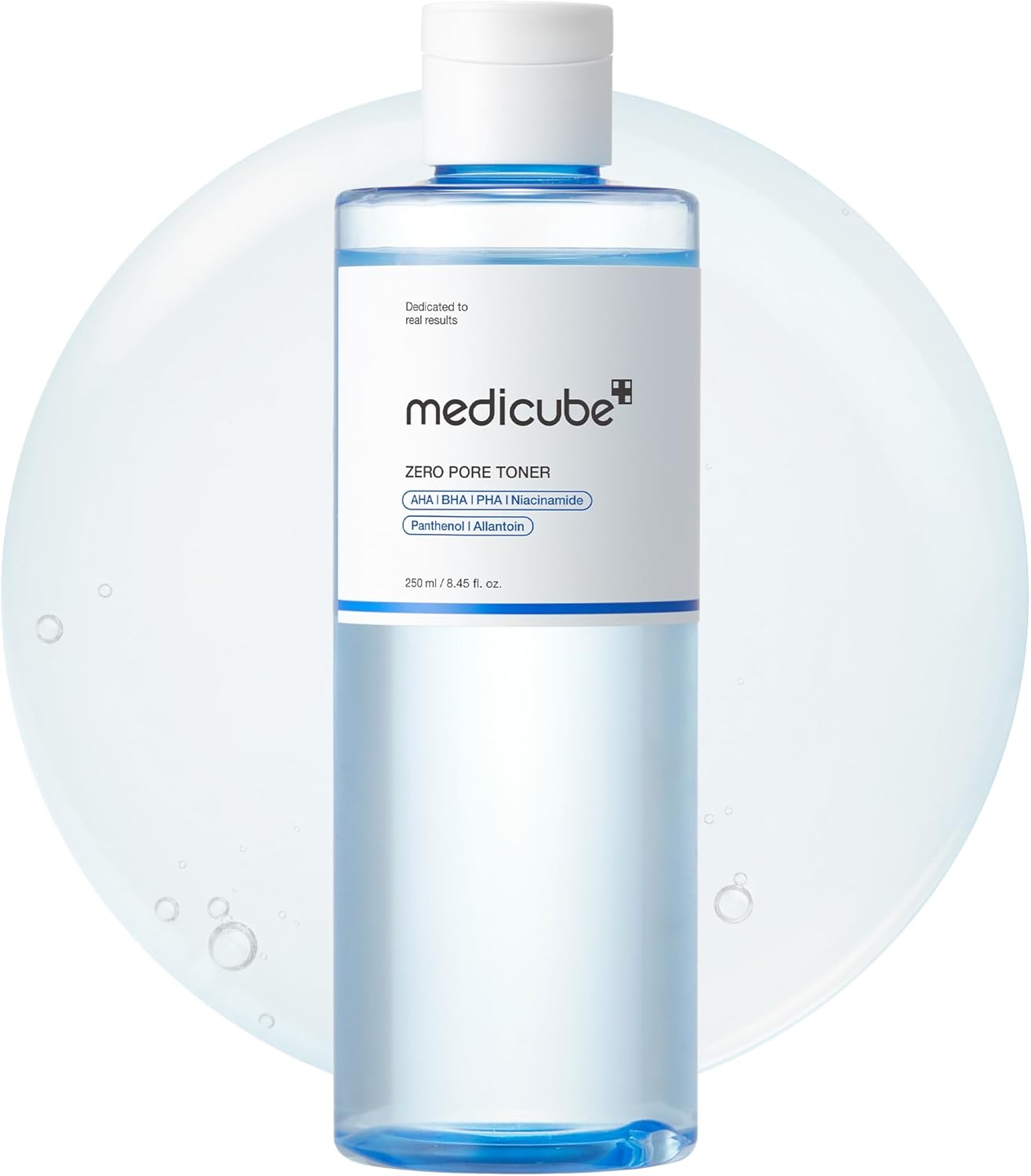 Medicube Zero Pore Toner with Niacinamide. Brighten dull skin, Exfoliates, slough away dead skin cells, reduces excess sebum, Minimizes pores, Smooths, Clarifies, Give a glass glow skin & Moisturizes