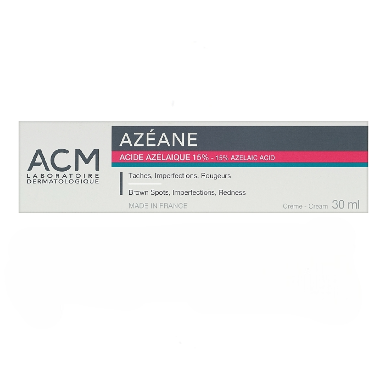 ACM Azeane 15% Azelaic Acid Cream. Removes dark spots, acne, brown spots, marks, imperfections, soothes redness & irritation, brightens, even the skin tone, smooths & softens