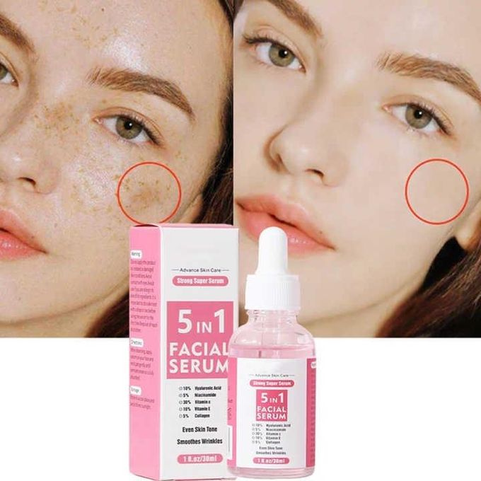 Vitamin C Serum with Hyaluronic Acid & Niacinamide Anti-aging Wrinkles Remover Acne Clear Moisturizing Vitamin C Essence Fade Spots_30ml