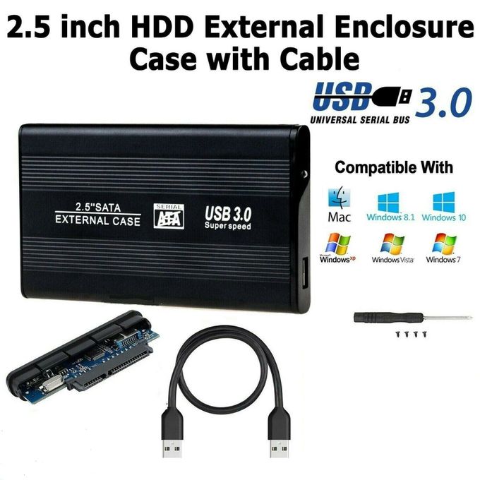 External Hard Disk Case 2.5" Hard Disk Enclosure .
