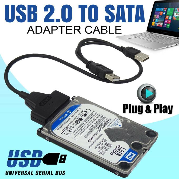 USB 2.0 To SATA 2.5 Inch Hard Disk Adapter Cable