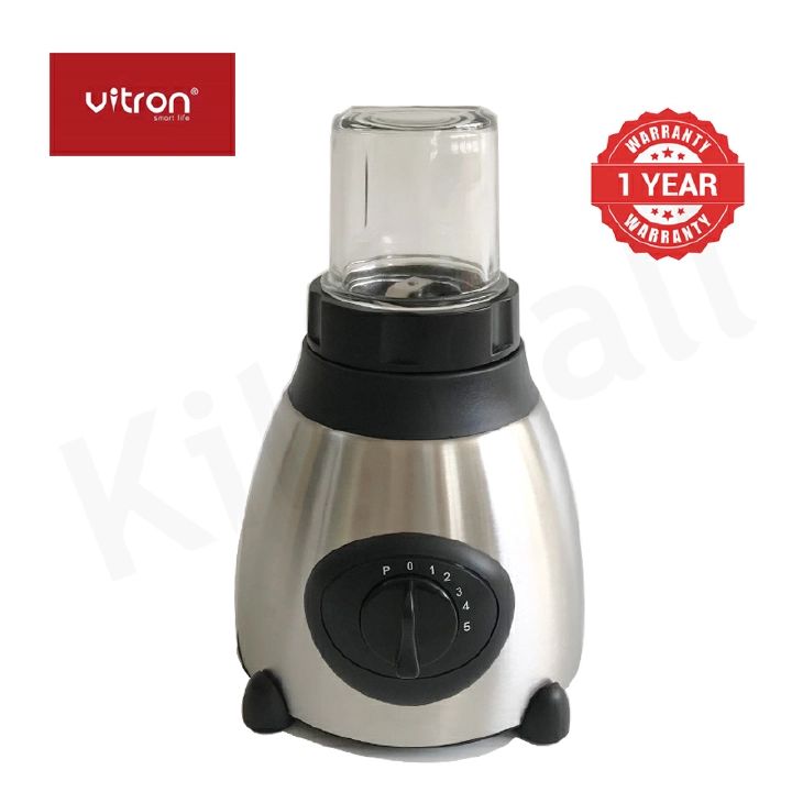 VB-Y66 2 In 1 Vitron blender 350W With 1.5L unbreakable Glass jar powerful 4 speed motor. with coffee/mill grinder